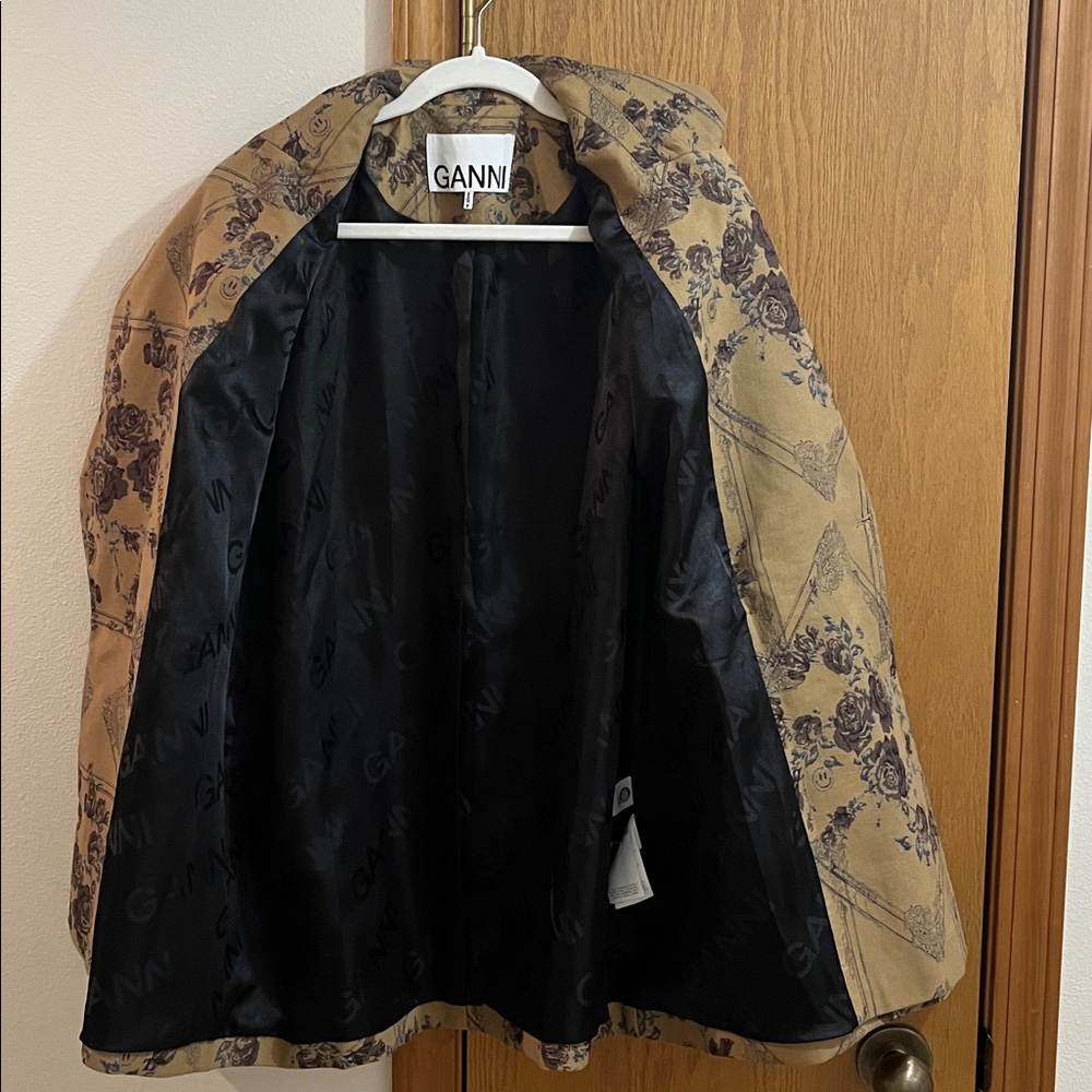 GANNI Jacquard Brocade Blazer - Picture 5 of 9